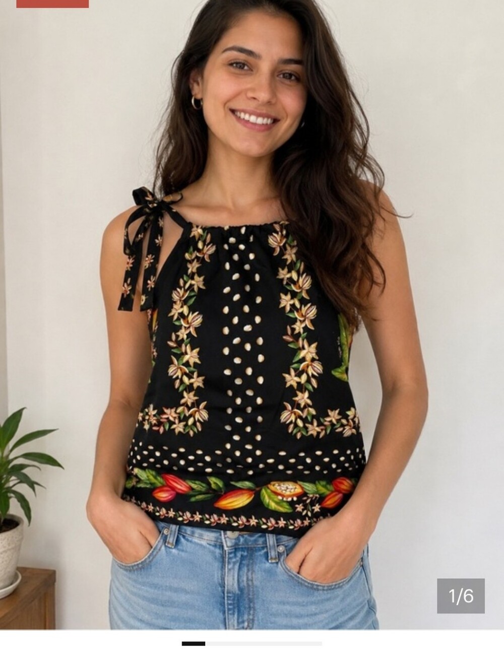SEZANE X FARM RIO Gill Blouse - Picture 4 of 8